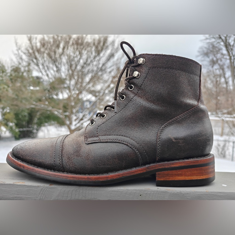 Thursday Men's Brown Leather Boots Size 13 - Picture 5 of 8